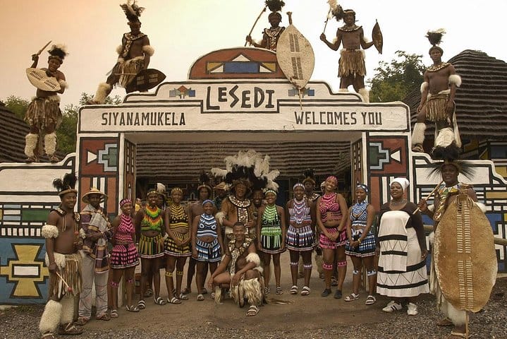 Lesedi Village Entrance Welcome