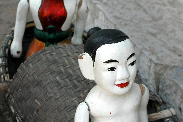 Water Puppet Show with Buffet Dinner from Hanoi