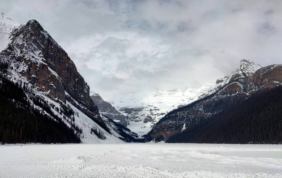 Lake Louise Johnston Canyon Icewalk Banff Town tour from Canmore