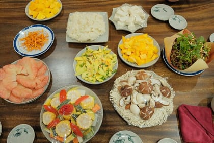 Savor the traditional & authentic Vietnamese Lunch or Dinner at local villa