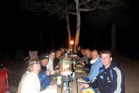 Dinner time.