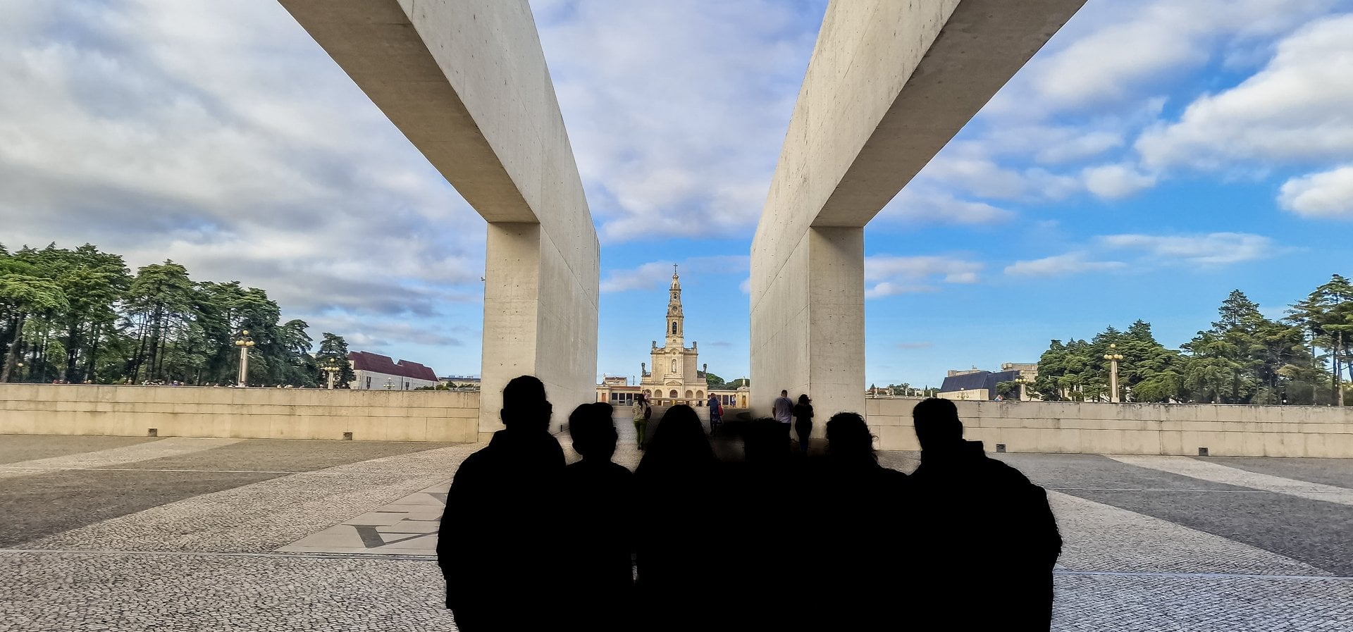 Esplanade and basilica of the Sanctuary of Fátima