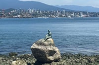 Girl In A Wet Suit, Stanley Park