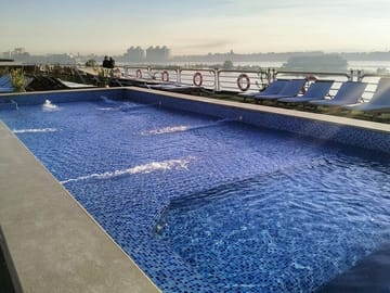 Sun deck on the cruise ship