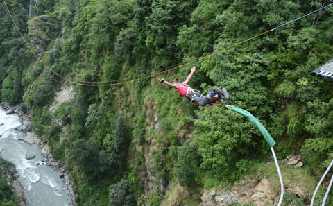 Bungee Jumping Adventure in Bhotekoshi, Nepal
