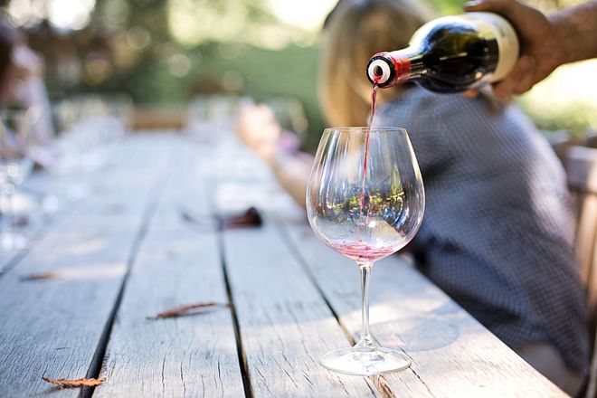 Dégustation de vin sur l'île de Kos, Grèce