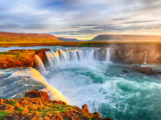 Godafoss in our 6 day around Iceland