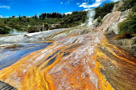 ORAKEI KORAKO GEOTHERMAL PARK & HUKA FALLS RIVER CRUISE, TAUPO - PREMIUM COMBO - DAY TOUR FROM AUCKLAND