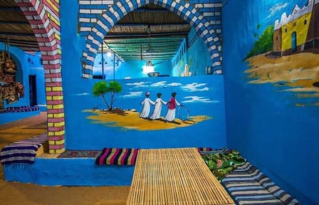 Nubian village and botanical Island with felucca ride