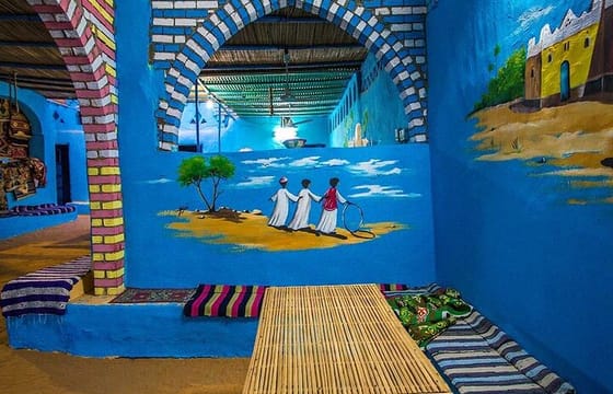 Nubian village and botanical Island with felucca ride