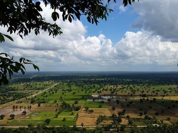 Scenery on the top of the mountain in Battambang