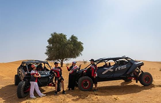 Big Red Desert Buggy Tour 2 Hours with Camel Ride & Sandboarding