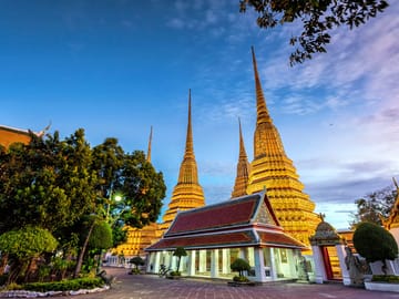 Wat Pho & Wat Arun Walking Tour with Professional Guid