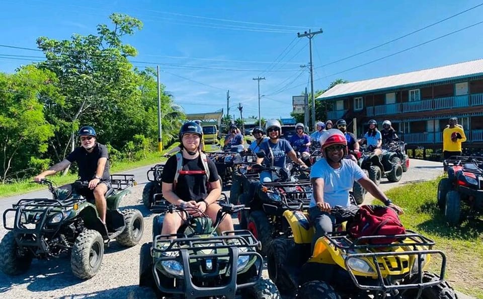 ATV Adventure and Beach Day at Brady's Cay, Honduras