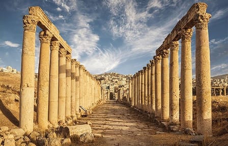 Private Tour to Jerash Ajloun and Pella from Dead Sea