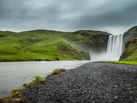 Skógafoss waterfall