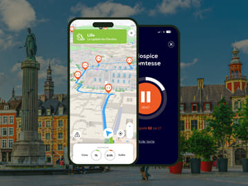GPS audioguide application: From Grand'Place to La Treille (Offline).