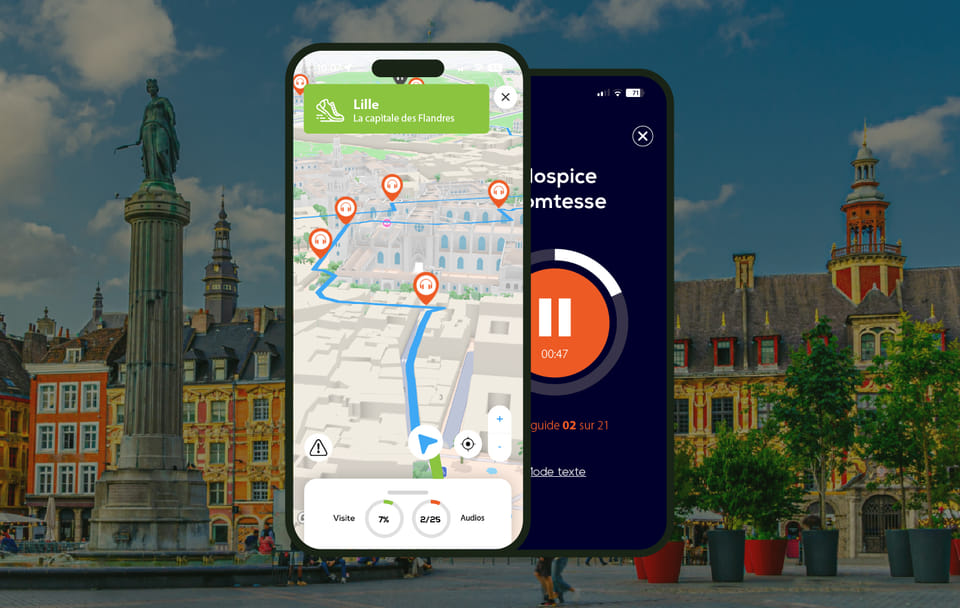 Lille Audio Guided Walking Tour with 22 Insights
