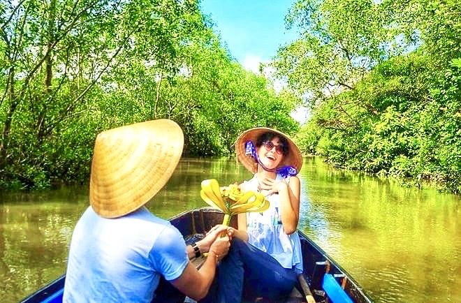 small canal, Can Tho, Mekong Delta