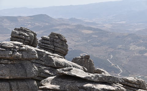 El Torcal de Antequera hiking private day trip. From Malaga