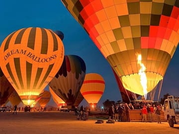 Hot Air Balloon Ride Over Luxor with Hotel Pickup and Drop-off