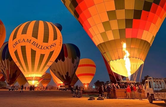 Hot Air Balloon Riding in Luxor with Hotel Pickup & Drop-off
