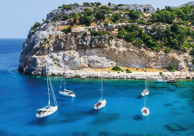 Rhodes Sailing: Sail to the Island's Most Beautiful Beaches