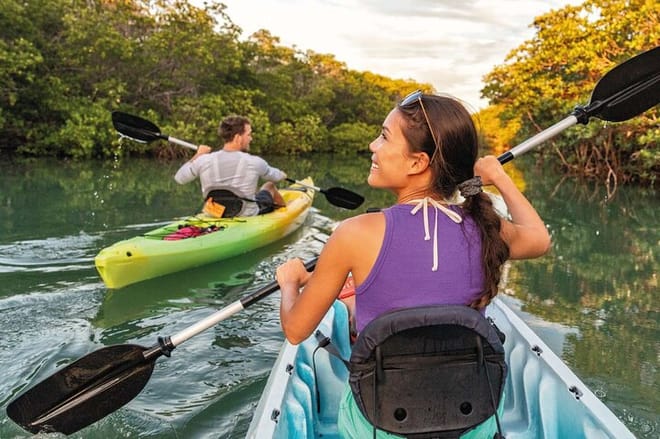 Cancun Lagoon Sunrise Kayak Adventure photo 5