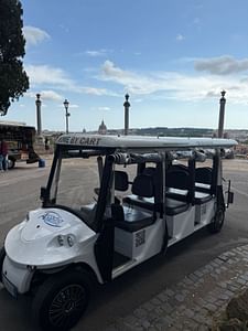 Rome: 1,5H Ancient Rome Tour in a Golf Cart at sunset (8pm)