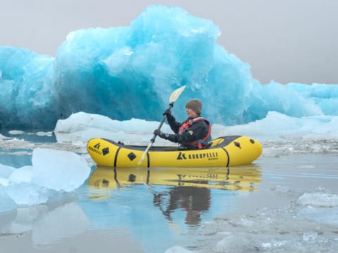 Fjallsarlon Lagoon Kayaking & Glacier Hike