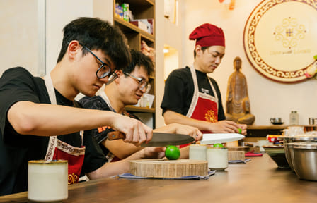 Hanoi Vegetarian Cooking Class at Local Beans Roastery