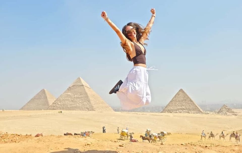 Private Giza Pyramids and Sphinx Tour with Camel Ride