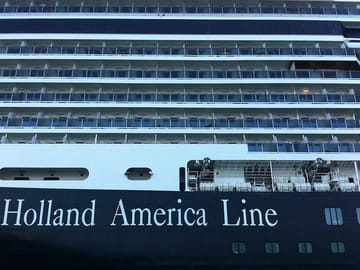 Pick up in the morning just under the ship