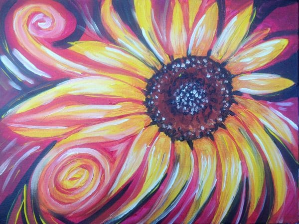 Friday Nights Paint and Sip Art Session 2 for 1 Offer Brisbane City 7
