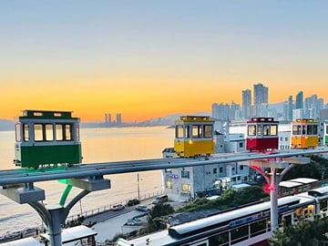 Blue Line Train - Sky Capsule