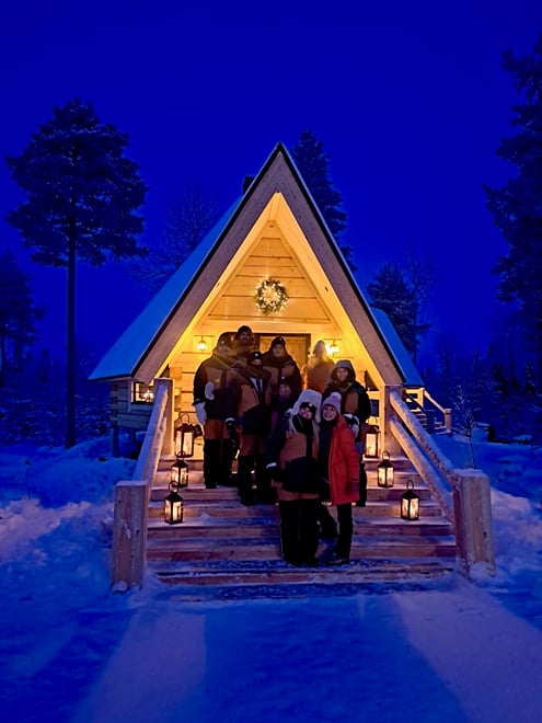 In Search of the Northern Lights – Reindeer Sleigh Ride Under the Arctic Sky
