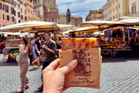 Rome Guided Food Tour with food and wine tastings