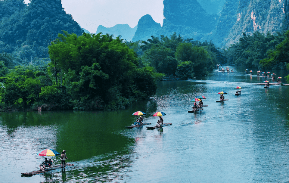 Bamboo Rafting Adventure on the Yulong River in Yangshuo