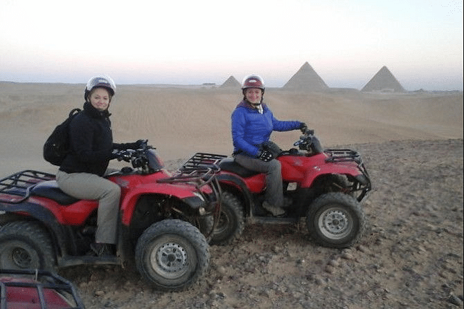 Quad bike desert safari at the Giza pyramids