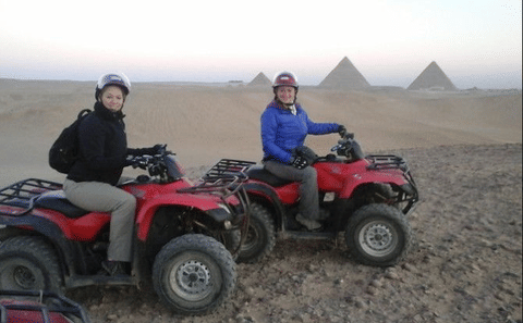 Quad Bike Desert Safari at the Giza Pyramids in Egypt
