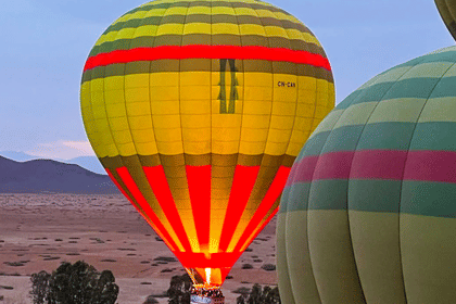 Sunrise Hot Air Balloon Ride Over the Atlas with Breakfast & Transport