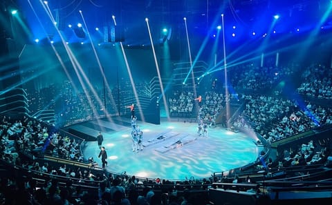 Acrobatics Show at Shanghai Circus World ERA Theatre