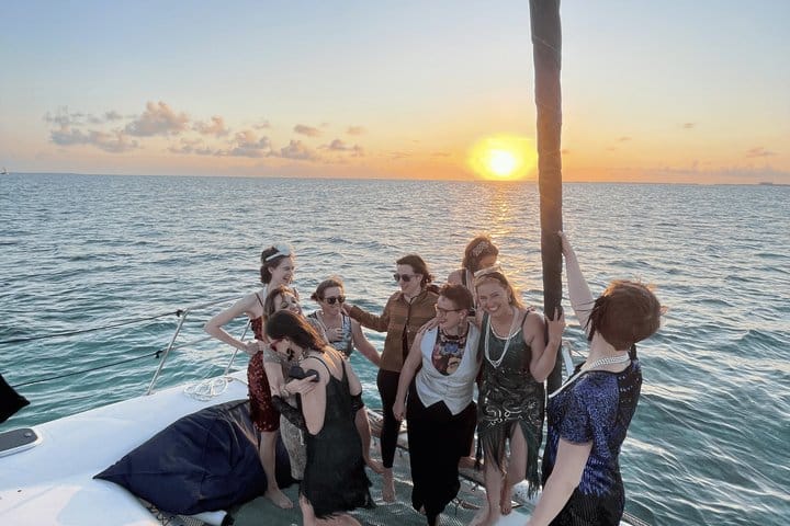 Belize Sunset Catamaran Drinks Ceviche and Ocean Views 2