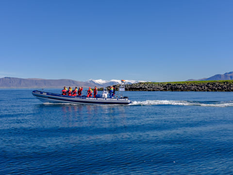One of our custom designed RIB boats, Þruma IV or Thunder