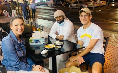 Local Food 6 Tastings Walking in Old Dubai Shopping Boat Ride