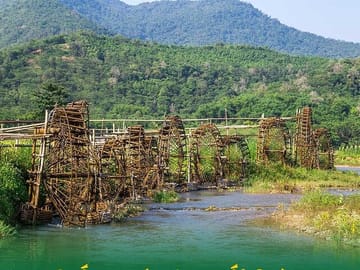 Pu Luong 3 Days Tour from Hanoi : Waterfall, Cave & Water Wheels