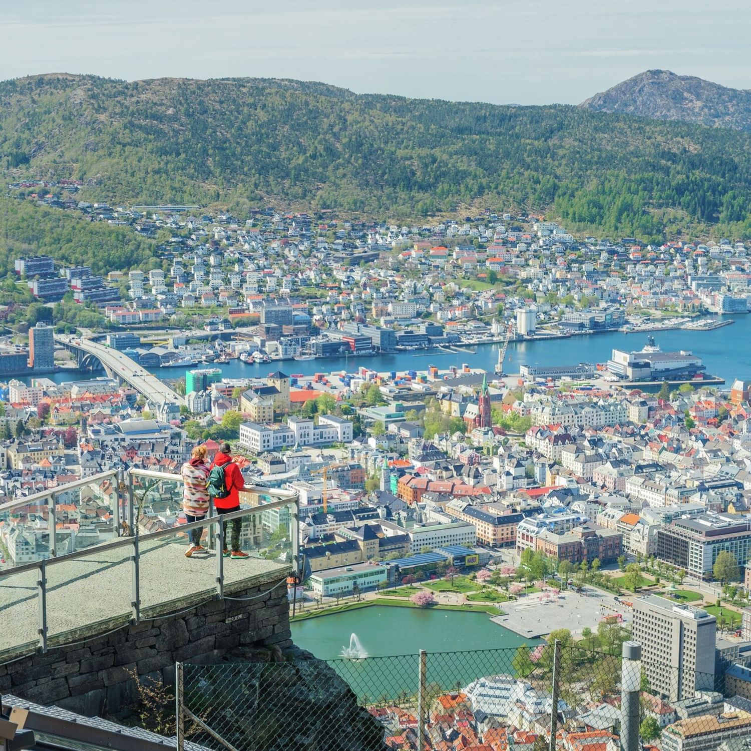 Explore iconic highlights like the vibrant Fish Market, the historic Bryggen Wharf, and Bergenhus Fortress. Don’t miss the Fløibanen funicular, which takes you to the summit of Mount Fløyen for breathtaking panoramic views of the city and surrounding fjords. Enjoy lush trails, perfect for leisurely strolls or invigorating hikes, and soak in the rich history and culture that Bergen has to offer. Tailor your experience to your interests and immerse yourself in the heart of this charming city!