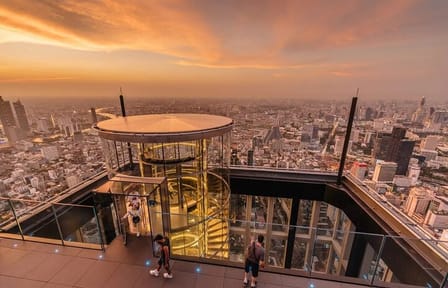 Bangkok King Power Mahanakhon Skywalk Observation Deck Ticket
