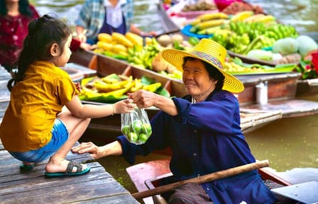 Private Tour of Bangkok's Floating and Train Markets