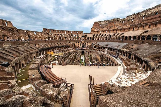 Panoramic view of Colosseum